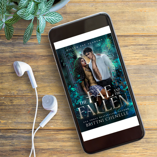 The Fae & The Fallen Audiobook by Brittni Chenelle an enemies-to-lovers Paranormal Romance.